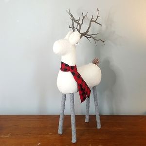 Pottery Barn - Large 27" Sherpa Reindeer